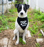 Vato Jack Rat Skull Dog Bandana Black